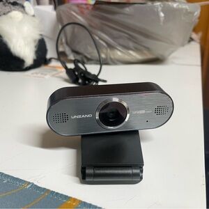 Unzano 1080P Webcam, HD Web Camera with Microphone, USB Camera for Computer